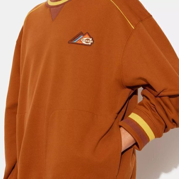 **AUTHENTIC** Coach Crewneck in Caramel XL ULTRARare NWT - Picture 5 of 5